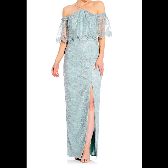 Aidan Mattox- Stunning shimmering halter gown – NWT-Prom or Wedding - Picture 1 of 11